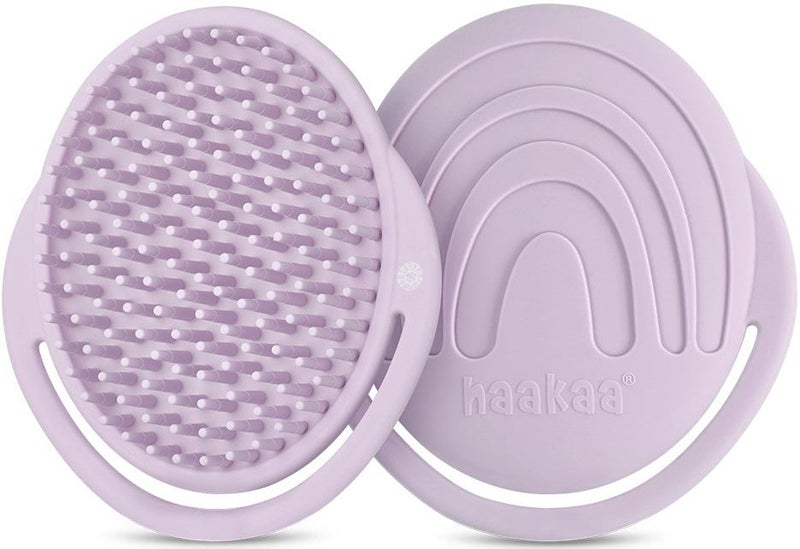 Haakaa: Rainbow Silicone Shampoo Brush - Lavender Carousel 1