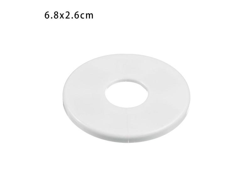 White Wire Pipe Wall Covers For Splittable Self Adhesive Holes Faucet Air Carousel 1