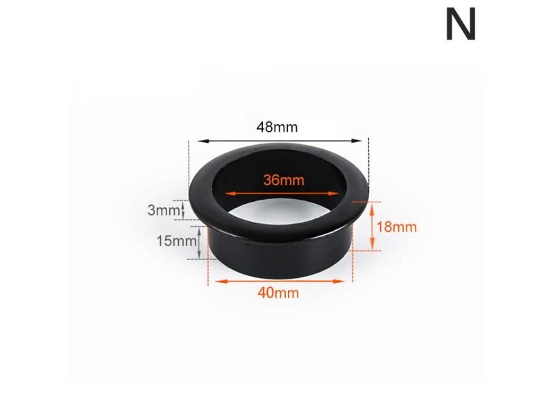 18 80MM Computer Desk Cable Grommets Wire Hole Cover Decorative Ring Carousel 1