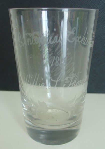 Centennial Exhibition (Melbourne ?) 1888 Glass Carousel 1