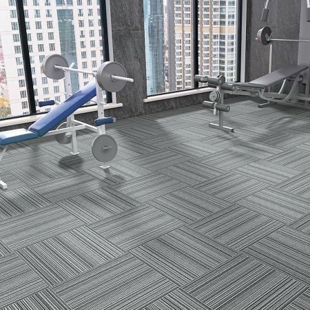 20x Carpet Tiles Heavy Blue Carousel 8