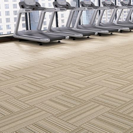 20x Carpet Tiles Mat Stripe Carousel 1