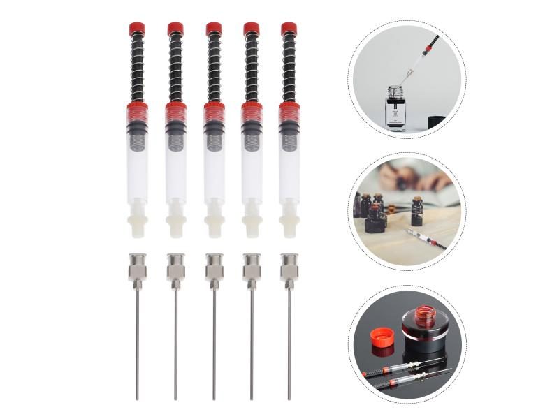 Ink Pen Fountain Syringe Converter Spring Filler Tool Absorber Refills Filling Carousel 2