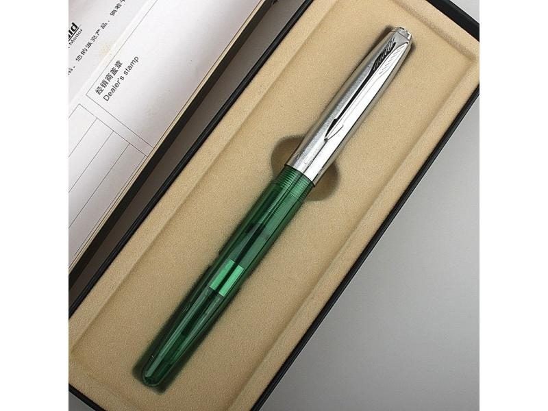 New Luxury Quality Transparent Fashion Colors Student Office Fountain Pen Carousel 1