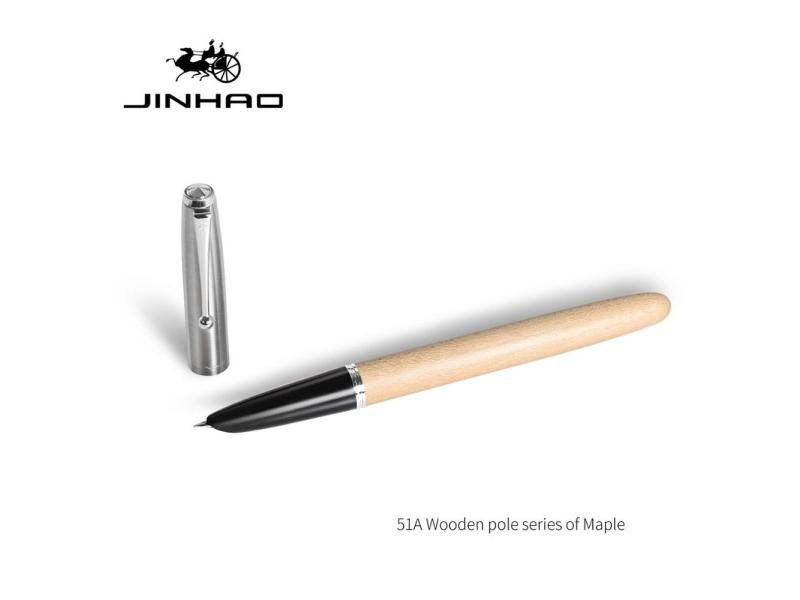 Remastered Classic Wood Fountain Pen 0.38mm Extra Fine Nib Calligraphy Pens Carousel 1