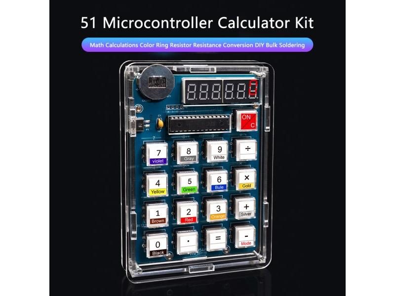Diy Digital Tube Display Calculator Electronic Kit Kit Soldering Practice Loose Carousel 2