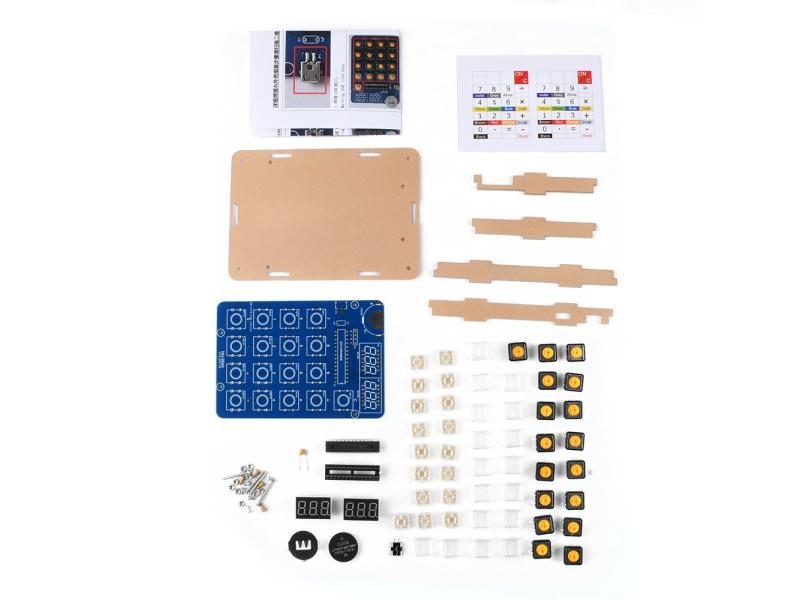 Diy Digital Tube Display Calculator Electronic Kit Kit Soldering Practice Loose Carousel 1