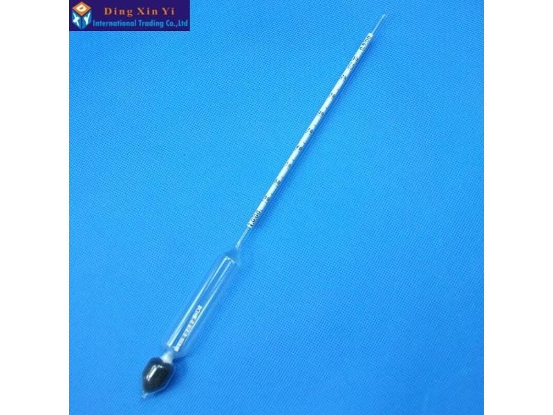 2PCS/lot 0.9-1.0/m3 Portable Glass Densitometers Glass Liquid Hydrometer Carousel 2