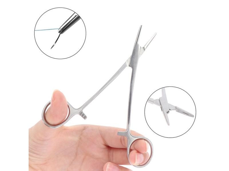 12cm Stainless Steel Surgical Instrument For Livestock Animal Vet Needle Clamp Carousel 2