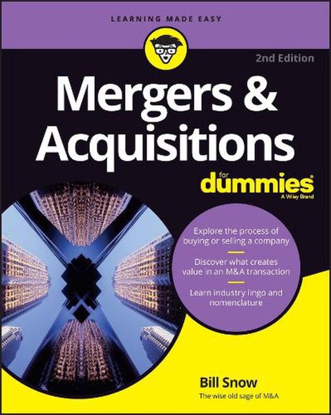 Mergers & Acquisitions For Dummies by Bill Snow - Paperback Carousel 1