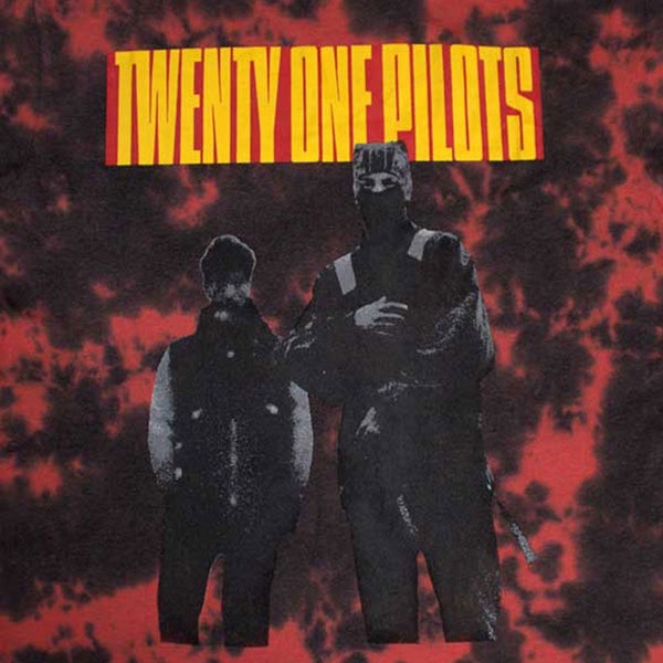 Twenty One Pilots Standing Bar Band Logo Dye Wash T Shirt Carousel 2