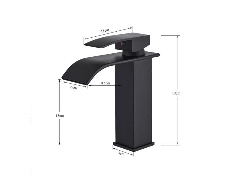 Chrome Nickel ORB Black Basin Sink Faucet Hot Cold Mixer Carousel 1