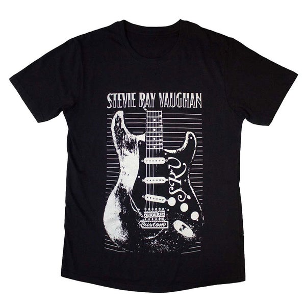 Stevie Ray Vaughan Guitar T Shirt Carousel 1