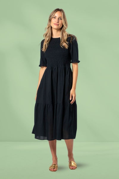 Stella and Gemma Uma Dress Black Carousel 1