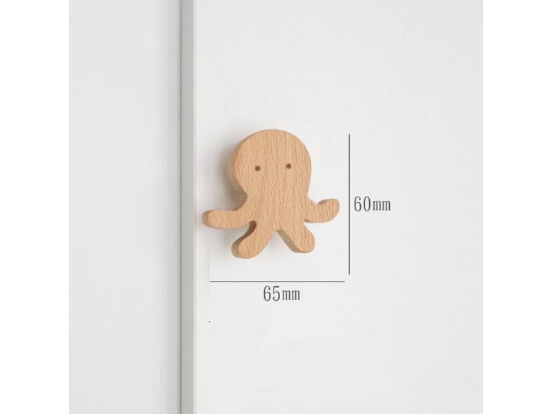 WV Wooden Door Handles Animal Wood Furniture Handles For Cabinets Dressers Carousel 1