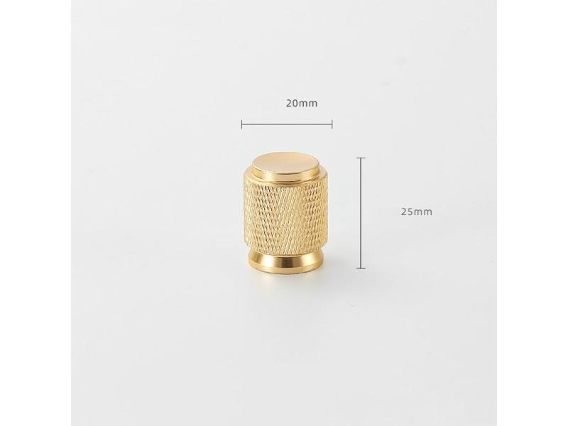 KK FING Gold Knurled Handles For Cabinet And Drawer Aluminum Alloy Wardrobe Carousel 1