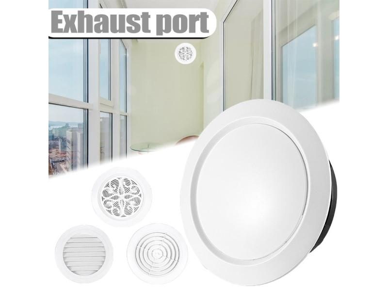 Decorative Air Vent Cover Round Ventilation Grill Outlet With Built-in Screen Carousel 2