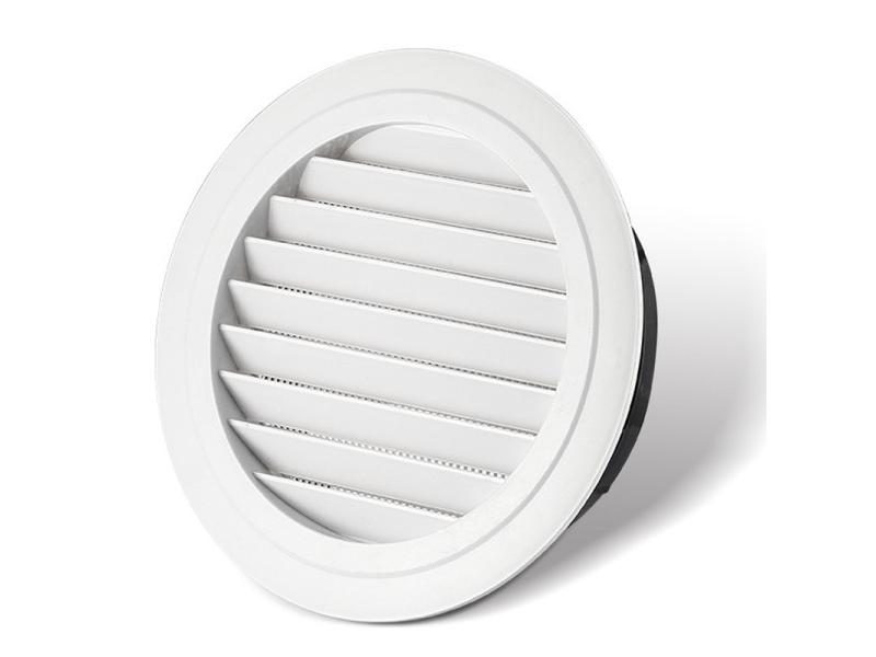 Decorative Air Vent Cover Round Ventilation Grill Outlet With Built-in Screen Carousel 1