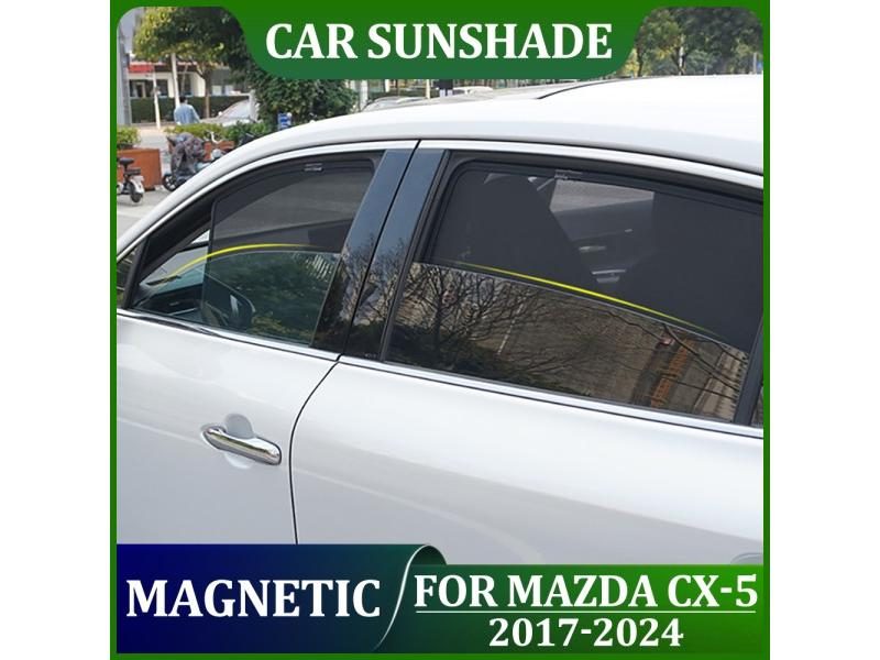 Magnetic Car Windows Sunshades For Mazda CX5 Passenger Privacy Curtains Carousel 2