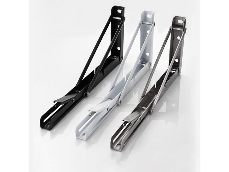 Multiple Sizes Triangle Folding Angle Bracket Heavy Support Adjustable Wall Carousel 2