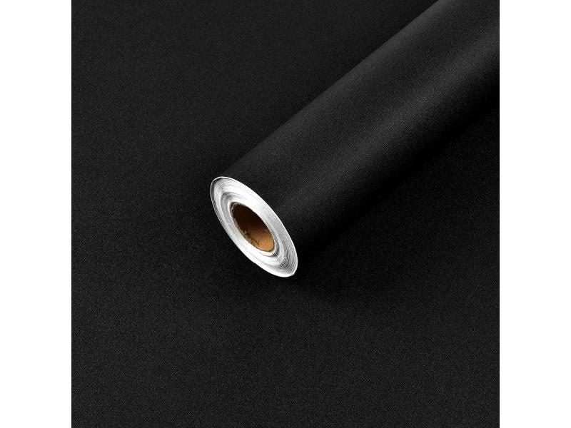 40CM Width Black Matt Thickened Furniture DIY Wallpaper For Cupboards Tables Carousel 2