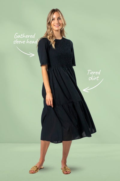 Stella and Gemma Uma Dress Black Carousel 2