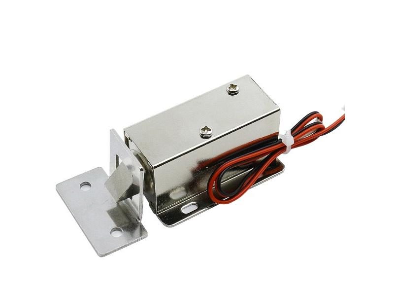 Small Electromagnetic Bolt Lock DC12V24V Electromagnetic Lock Door Lock Carousel 1