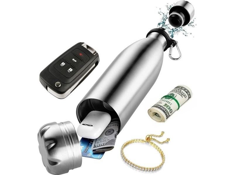 750ml Diversion Water Bottle Portable Water Bottle Secret Stash Pill Organizer Carousel 2