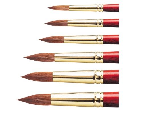 Winsor & Newton Sceptre Gold II Brushes Series 101 Round - Size 0000 Carousel 1
