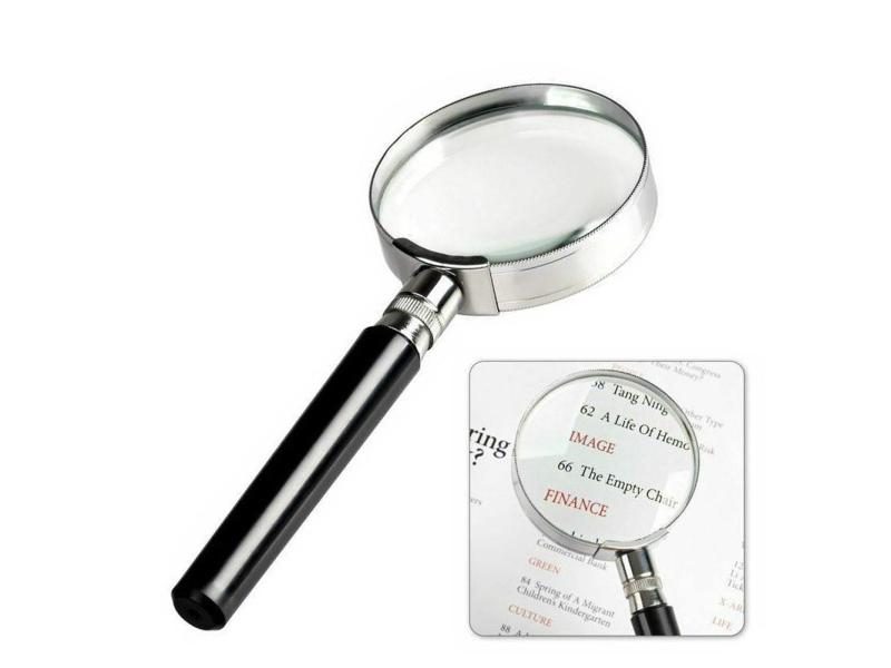 Mini 10X Handheld Magnifying Glass 50mm Jewelry Reading Magnifying Glass Loupe Carousel 1