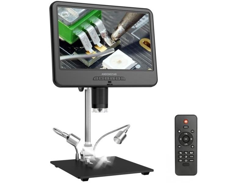 Andonstar AD210 Digital Microscope 12 Million Pixels IPS Touching Screen 260X Carousel 1