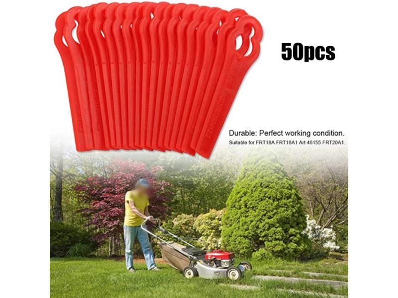 50pcs Brush Cutter Blades For KULLER For BOSCH For OZITO Lawn Mower Garden Carousel 1