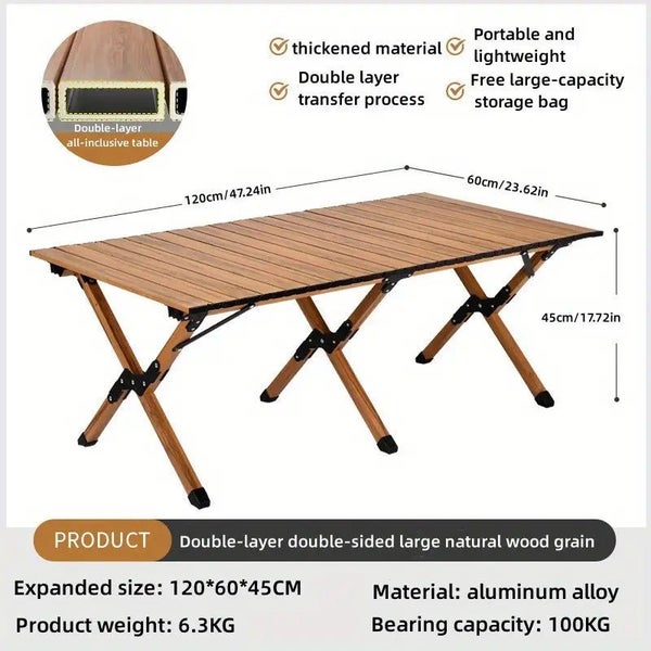 NNETM Unleashing the Magic of the Outdoor Double-sided Folding Table Carousel 2
