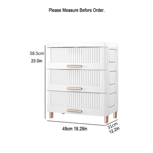 NNETM Effortlessly decluttering with the Plastic Drawer Storage Cabinet Organ... Carousel 2
