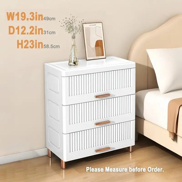 NNETM Effortlessly decluttering with the Plastic Drawer Storage Cabinet Organ... Carousel 1