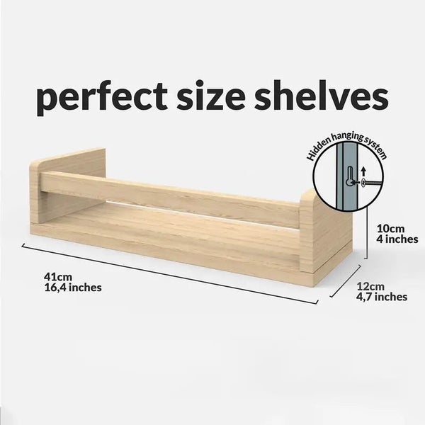 NNETM Chic Hanging Book Shelf: Elevate Your Book Display Carousel 1
