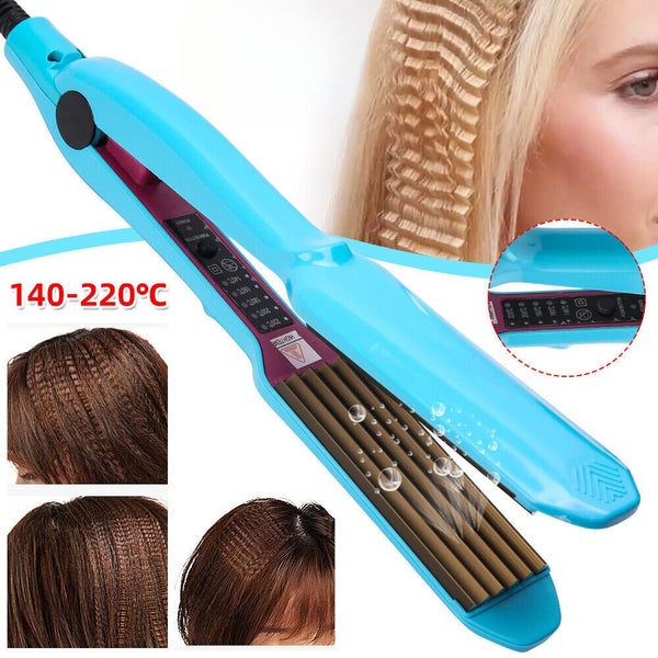 Salon Hair Curler Ceramic Crimper Wave Curling Iron Wand Perm Wet & Dry Styling Carousel 1