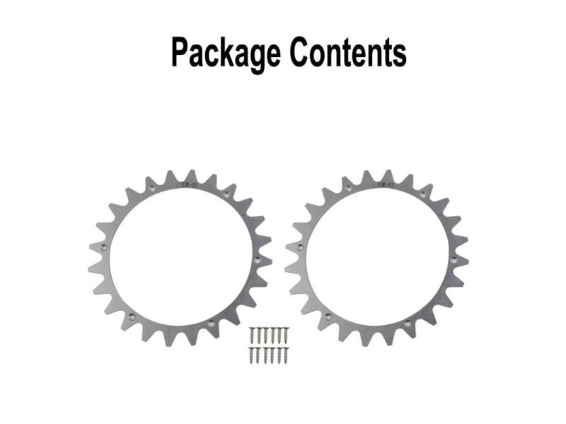 1 Set Stainless Steel Spikes Kit For Worx L Model Lawnmower Robot WR153E WR155E Carousel 1