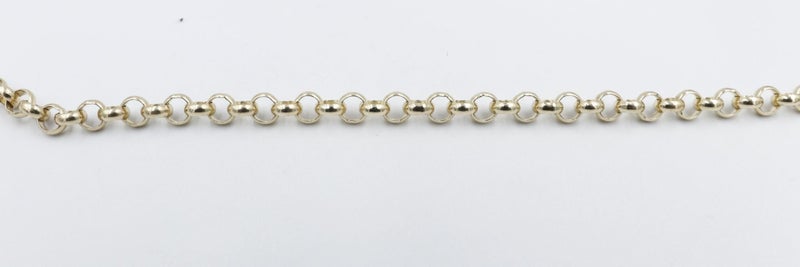 9ct Gold Round Belcher Chain B4 5CHB460Y 60cm Carousel 9