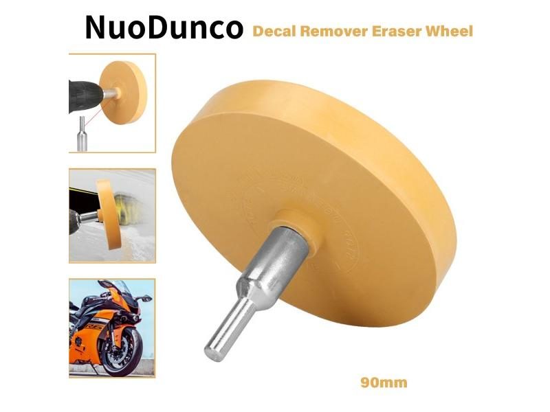 NuoDun 90mmDecal Remover Eraser Wheel Car Polishing Kit 3.5 Inch Adhesive Carousel 1