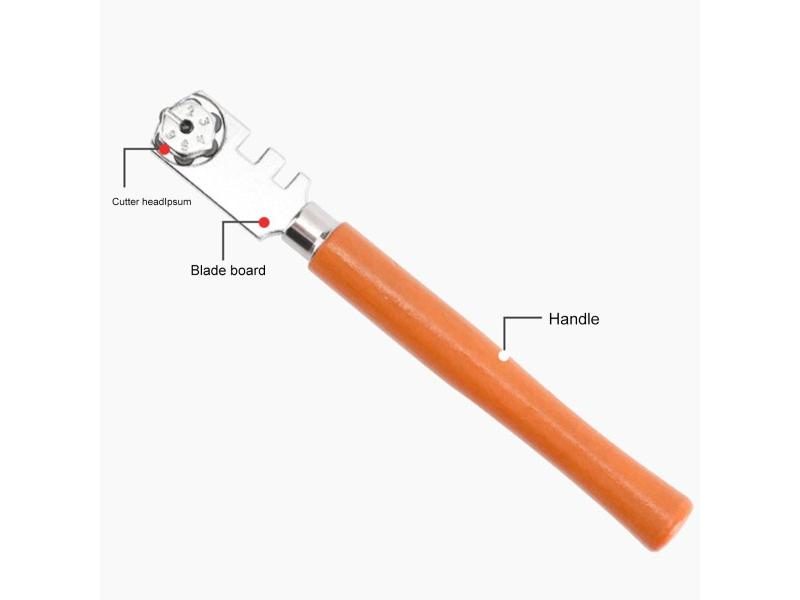 1PC 130mm Diamond Tipped Hand Tool Glass Tile Cutter Carousel 1