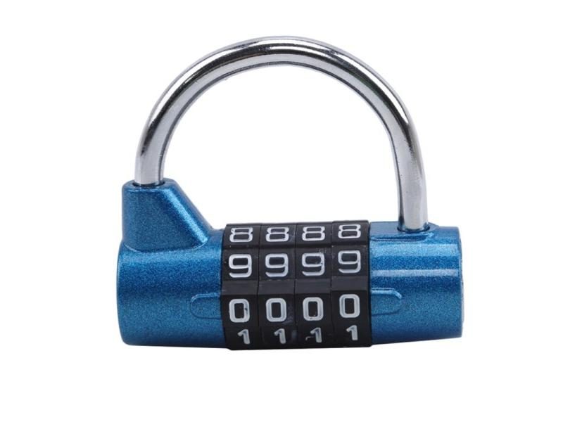 Multifunctional Combination 4 Digit Security Padlock Gym Locker Drawer Luggage Carousel 2