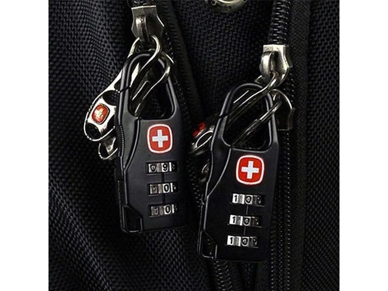 Portable Alloy Mini Lock Padlock Outdoor Travel Luggage Zipper Backpack Handbag Carousel 1