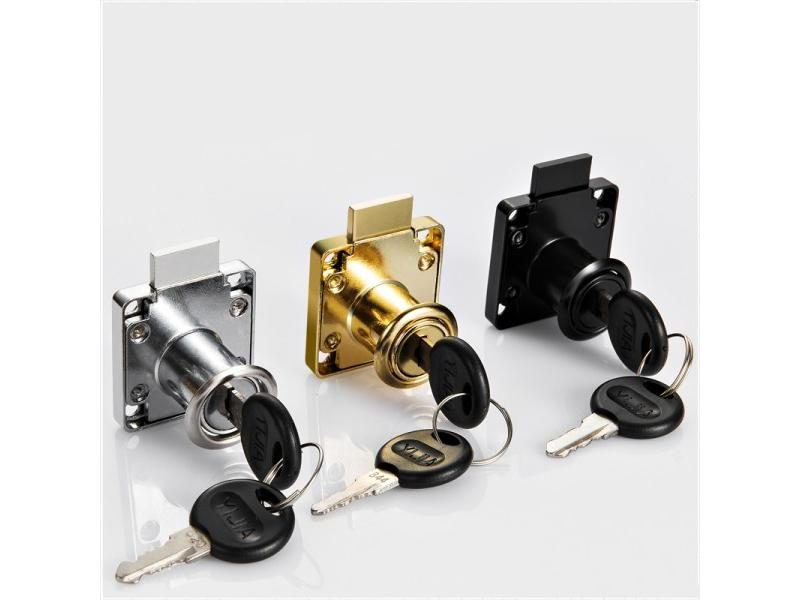 High-grade Desk Drawer Lock 22/32mm Silver Gold Blcak Wardrobe Locks Cabinet Carousel 2
