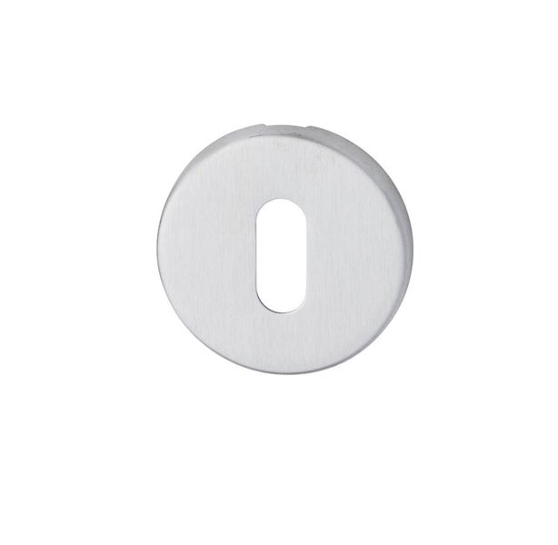 KR Lucas Pavtom Press Fix Escutcheon Bitkey 45mm Satin Chrome 8851 SC Carousel 1