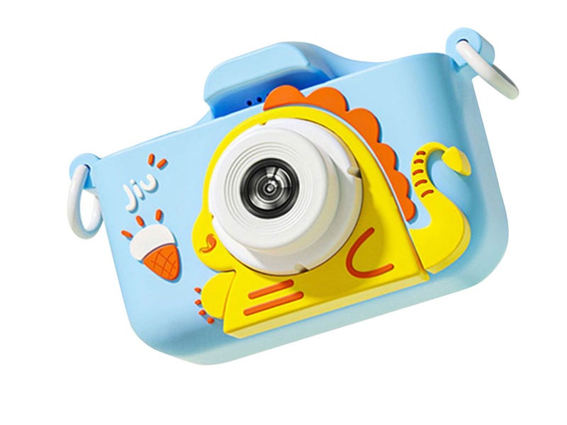 Dinosaur Camera With 64GB SD Card Selfie Camera Digital Camera Blue Carousel 1