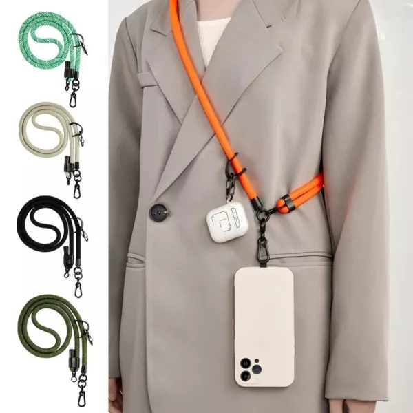 10MM Mobile Phone Lanyard Adjustable Outdoor Universal Case Crossbody Shoulder Carousel 2