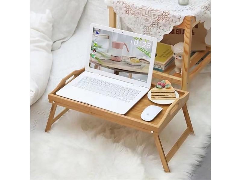 Wood Bed Tray Laptop Table Stand Adjustable Riser For Bed Carousel 2