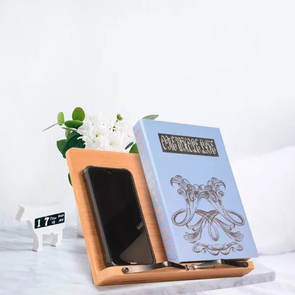 Adjustable Foldable Book Stand With Page Holder Clips For Various Books Tablets Carousel 2