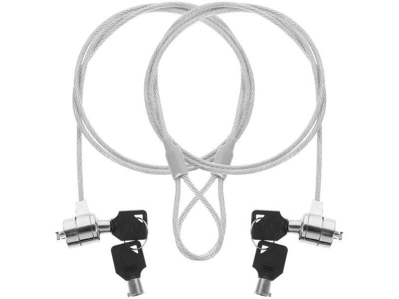 2 Sets New Notebook Pc Lock Security Security China Cable Chain With Key Carousel 1